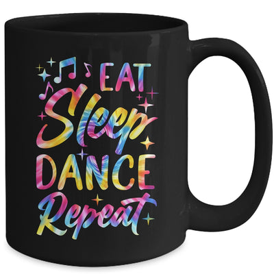 Funny Eat Sleep Dance Repeat Design Men Women Kids Dancers Mug | teecentury