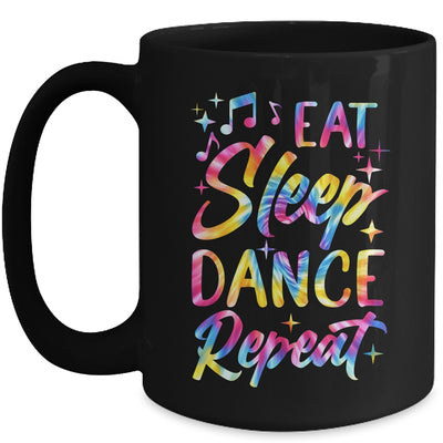 Funny Eat Sleep Dance Repeat Design Men Women Kids Dancers Mug | teecentury