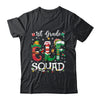 Funny Elf Squad 1st Grade Teacher Student Christmas Xmas Shirt & Sweatshirt | teecentury