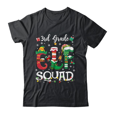 Funny Elf Squad 3rd Grade Teacher Student Christmas Xmas Shirt & Sweatshirt | teecentury