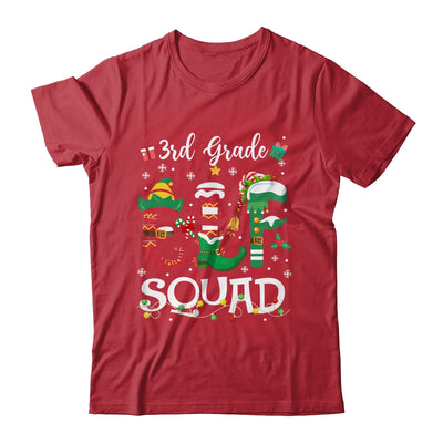 Funny Elf Squad 3rd Grade Teacher Student Christmas Xmas Shirt & Sweatshirt | teecentury