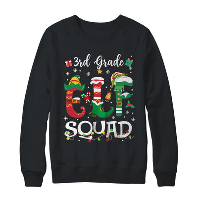 Funny Elf Squad 3rd Grade Teacher Student Christmas Xmas Shirt & Sweatshirt | teecentury