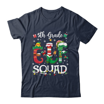Funny Elf Squad 5th Grade Teacher Student Christmas Xmas Shirt & Sweatshirt | teecentury