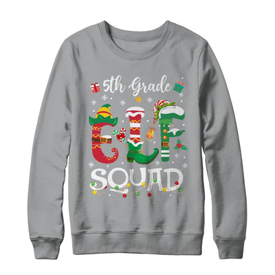 Funny Elf Squad 5th Grade Teacher Student Christmas Xmas Shirt & Sweatshirt | teecentury