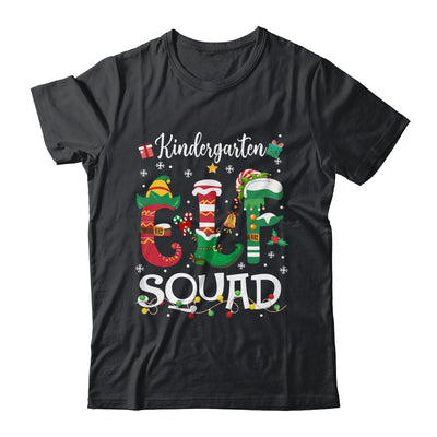 Funny Elf Squad Kindergarten Teacher Student Christmas Xmas Shirt & Sweatshirt | teecentury