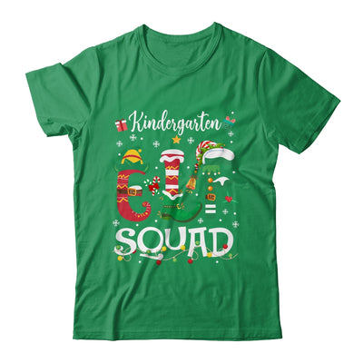 Funny Elf Squad Kindergarten Teacher Student Christmas Xmas Shirt & Sweatshirt | teecentury