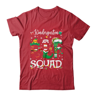 Funny Elf Squad Kindergarten Teacher Student Christmas Xmas Shirt & Sweatshirt | teecentury