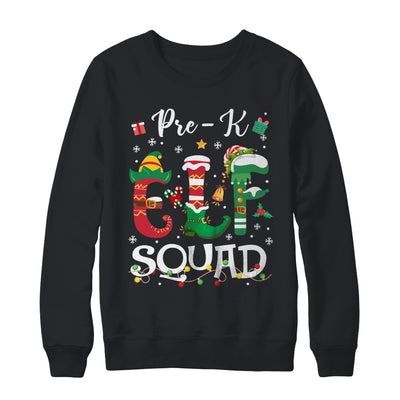 Funny Elf Squad Pre-k Teacher Student Christmas Xmas Shirt & Sweatshirt | teecentury