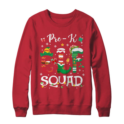 Funny Elf Squad Pre-k Teacher Student Christmas Xmas Shirt & Sweatshirt | teecentury