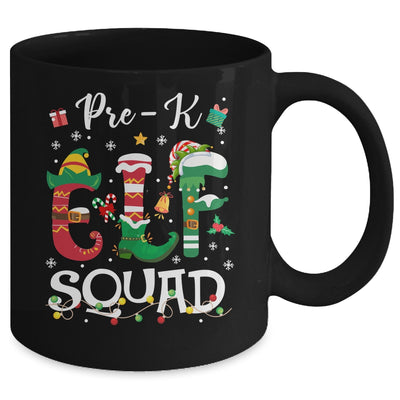 Funny Elf Squad Pre-k Teacher Student Christmas Xmas Mug | teecentury
