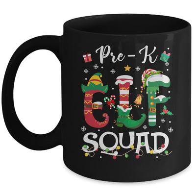 Funny Elf Squad Pre-k Teacher Student Christmas Xmas Mug | teecentury