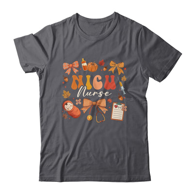Funny Fall Coquette Bow NICU Nurse Day Appreciation Women Shirt & Sweatshirt | teecentury