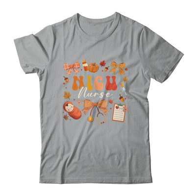 Funny Fall Coquette Bow NICU Nurse Day Appreciation Women Shirt & Sweatshirt | teecentury