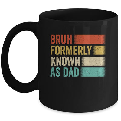 Funny Father's Day Bruh Formerly Known As Dad Vintage Mug | teecentury