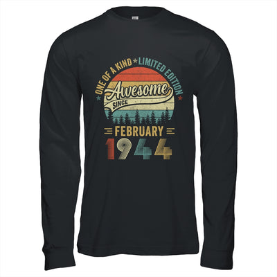 Funny February 1944 Vintage 80th Birthday Decorations Men Shirt & Hoodie | teecentury