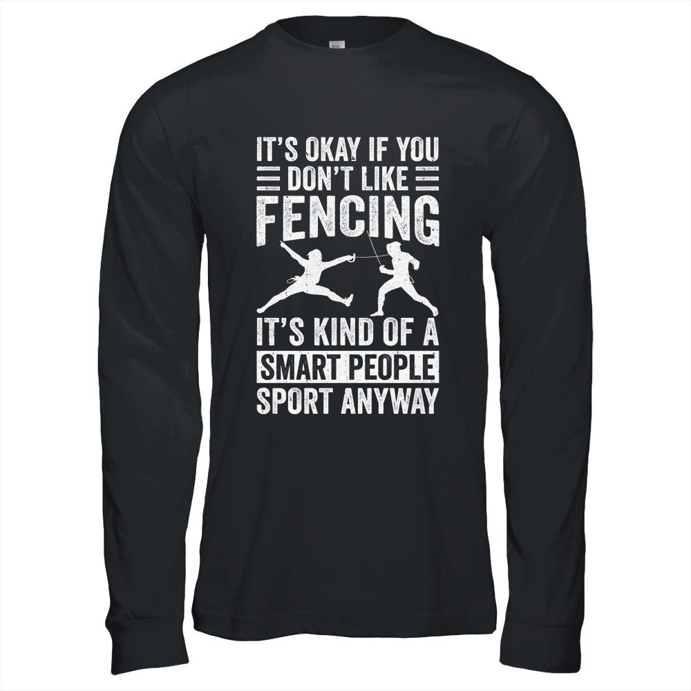 Funny Fencing Art For Men Women Smart People Sport Fencer Shirt & Hoodie | teecentury