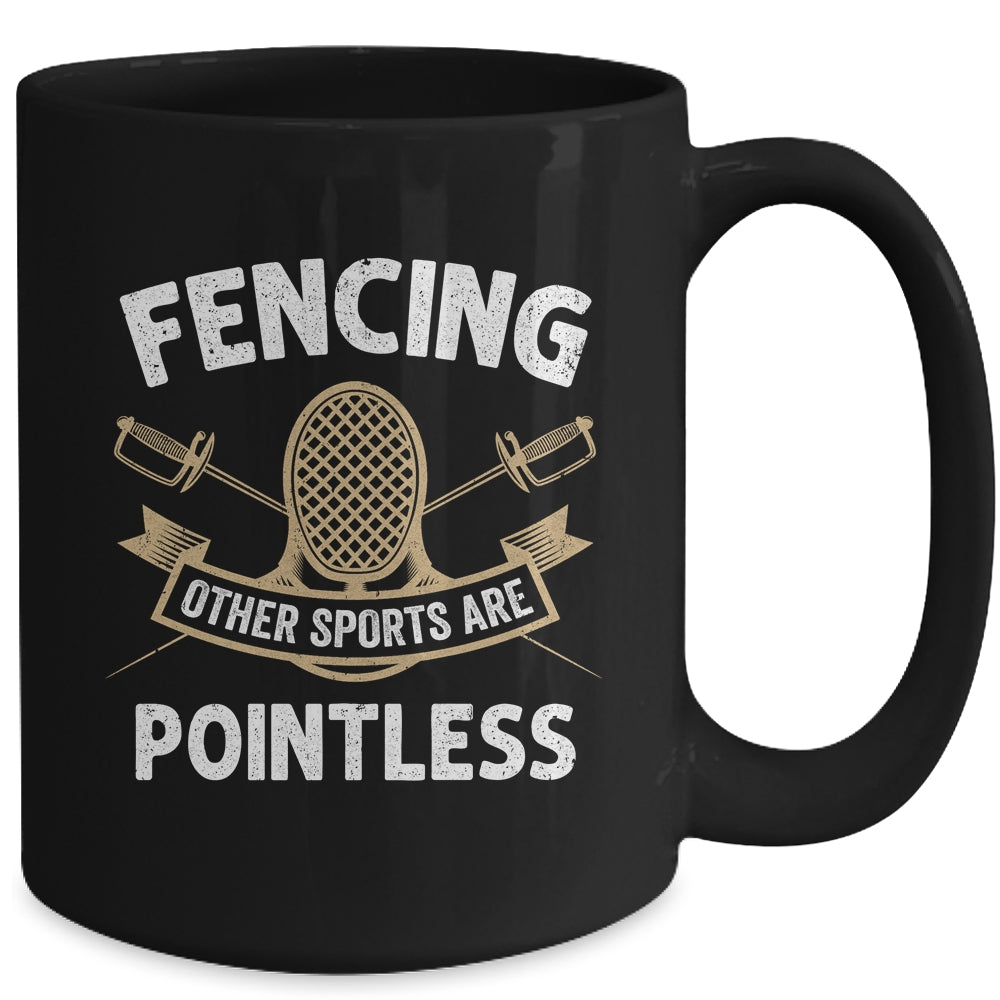 Funny Fencing Sport Design For Men Women Like chess Fencer Mug | teecentury