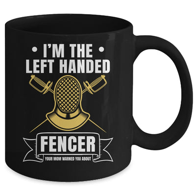 Funny Fencing Sports Design For Men Left Handed Fencer Mug | teecentury