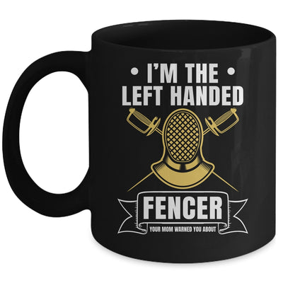 Funny Fencing Sports Design For Men Left Handed Fencer Mug | teecentury