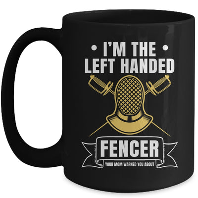 Funny Fencing Sports Design For Men Left Handed Fencer Mug | teecentury