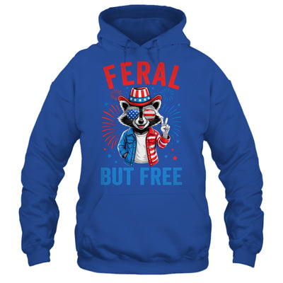 Funny Feral But Free USA Raccoon 4th Of July Men Women Kids Shirt & Tank Top | teecentury
