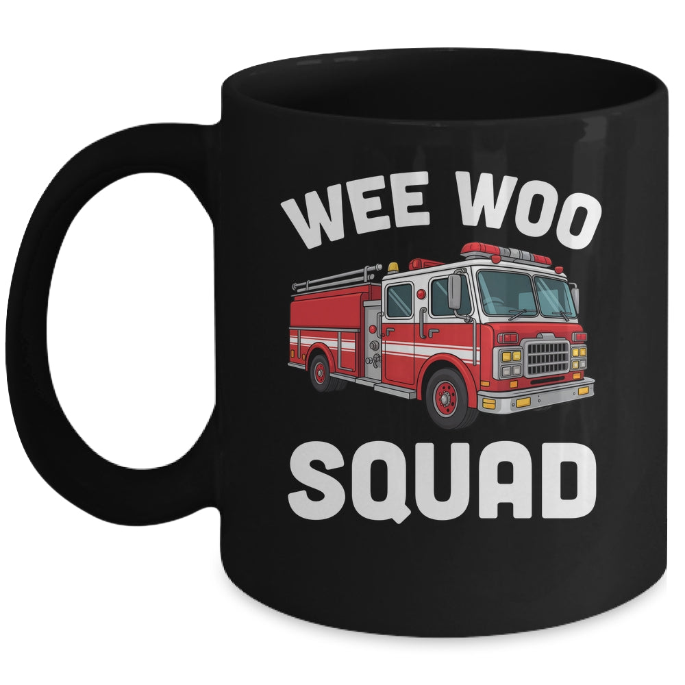 Funny Firefighter Art For Men Women Kids Fire Truck Fireman Mug | teecentury