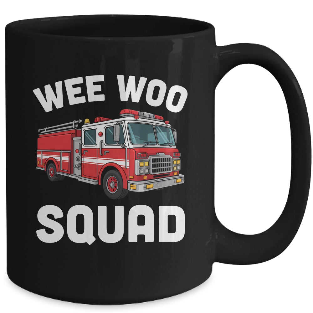 Funny Firefighter Art For Men Women Kids Fire Truck Fireman Mug | teecentury