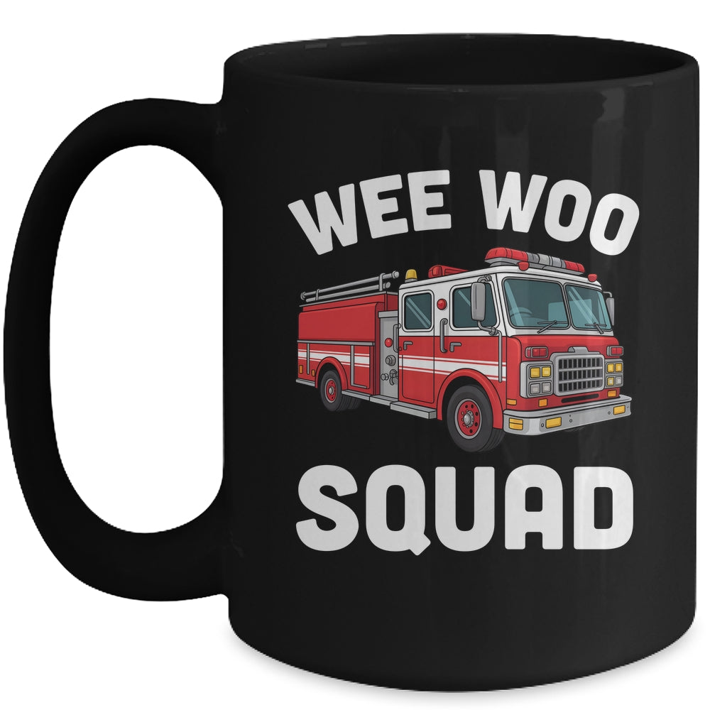 Funny Firefighter Art For Men Women Kids Fire Truck Fireman Mug | teecentury