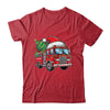 Funny Firetruck Santa Christmas Tree Lights Womens Mens Kids Shirt & Sweatshirt | teecentury