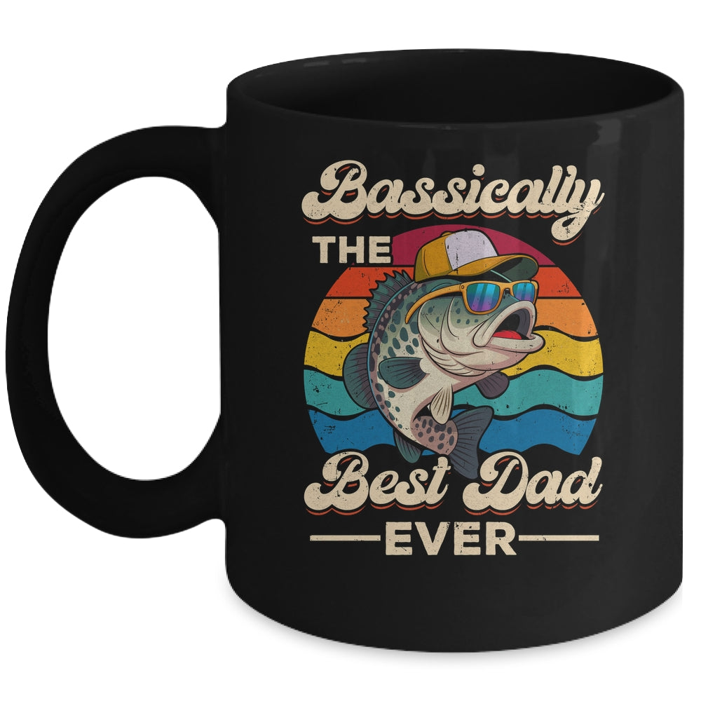 Funny Fisherman Best Dad Ever Bass Fishing Men Fathers Day Mug | teecentury