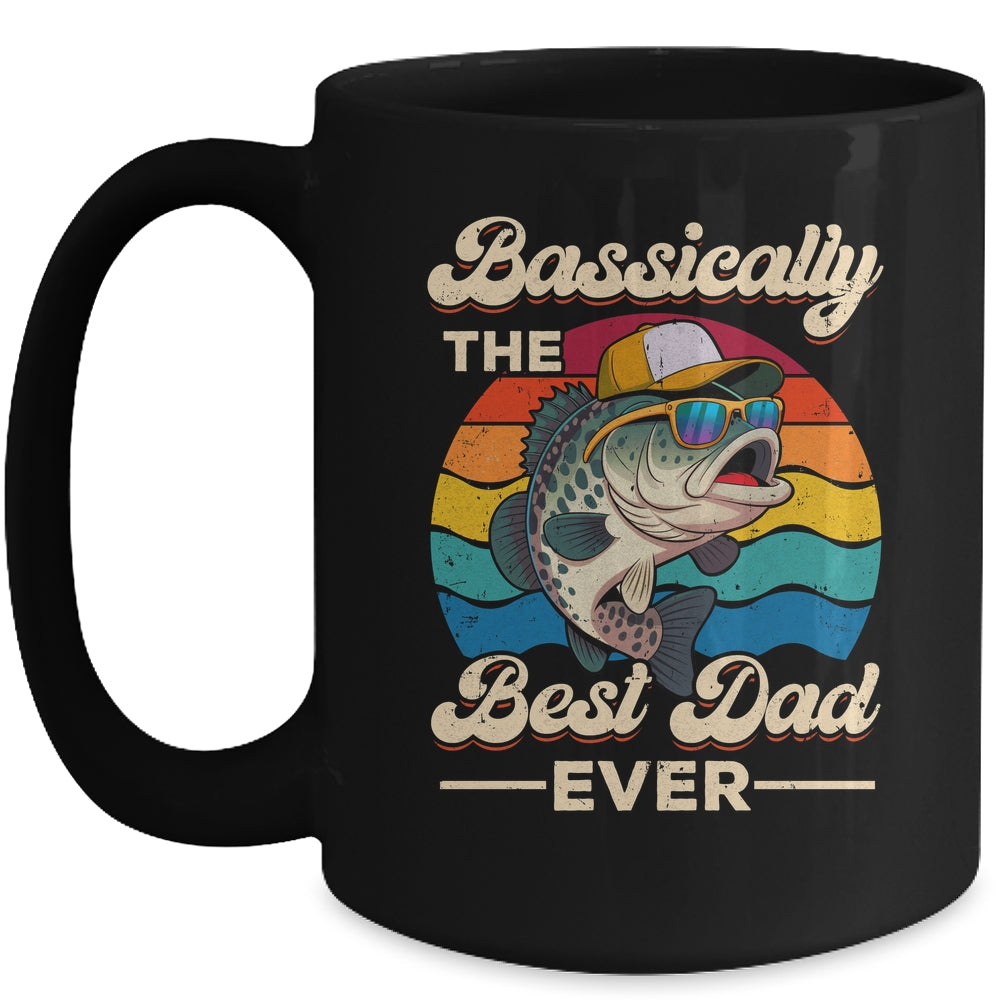 Funny Fisherman Best Dad Ever Bass Fishing Men Fathers Day Mug | teecentury