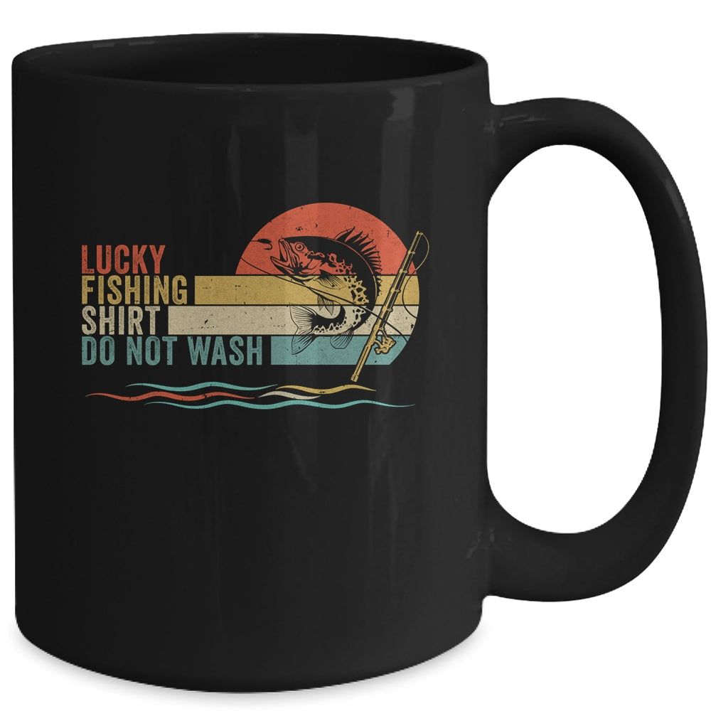 Funny Fisherman's Lucky Fishing Do Not Wash Men Women Mug | teecentury