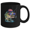 Funny Fishing And Fisherman American Flag Patriotic Vintage Mug | teecentury