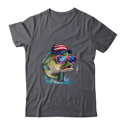 Funny Fishing And Fisherman American Flag Patriotic Vintage Shirt & Sweatshirt | teecentury