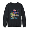 Funny Fishing And Fisherman American Flag Patriotic Vintage Shirt & Sweatshirt | teecentury