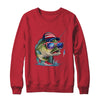 Funny Fishing And Fisherman American Flag Patriotic Vintage Shirt & Sweatshirt | teecentury