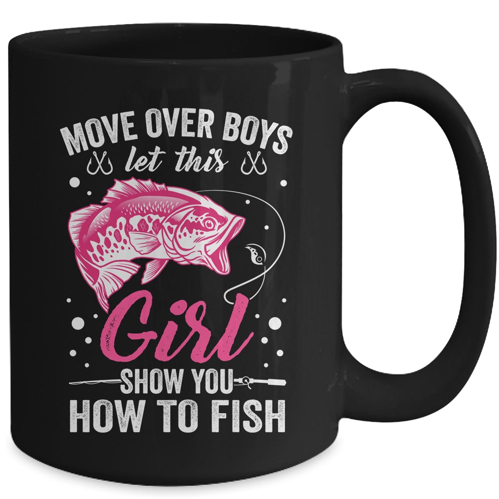 Funny Fishing Design For Girls Women Fisherman Fishing Love Mug | teecentury