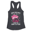 Funny Fishing Design For Girls Women Fisherman Fishing Love Shirt & Tank Top | teecentury
