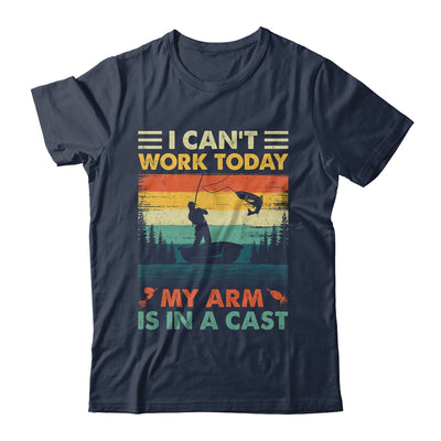 Funny Fishing Design For Men Fisherman Dad Cant Work Today Shirt & Hoodie | teecentury