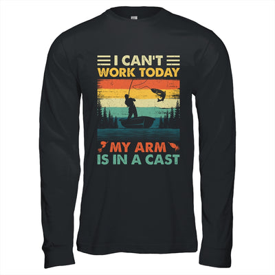 Funny Fishing Design For Men Fisherman Dad Cant Work Today Shirt & Hoodie | teecentury