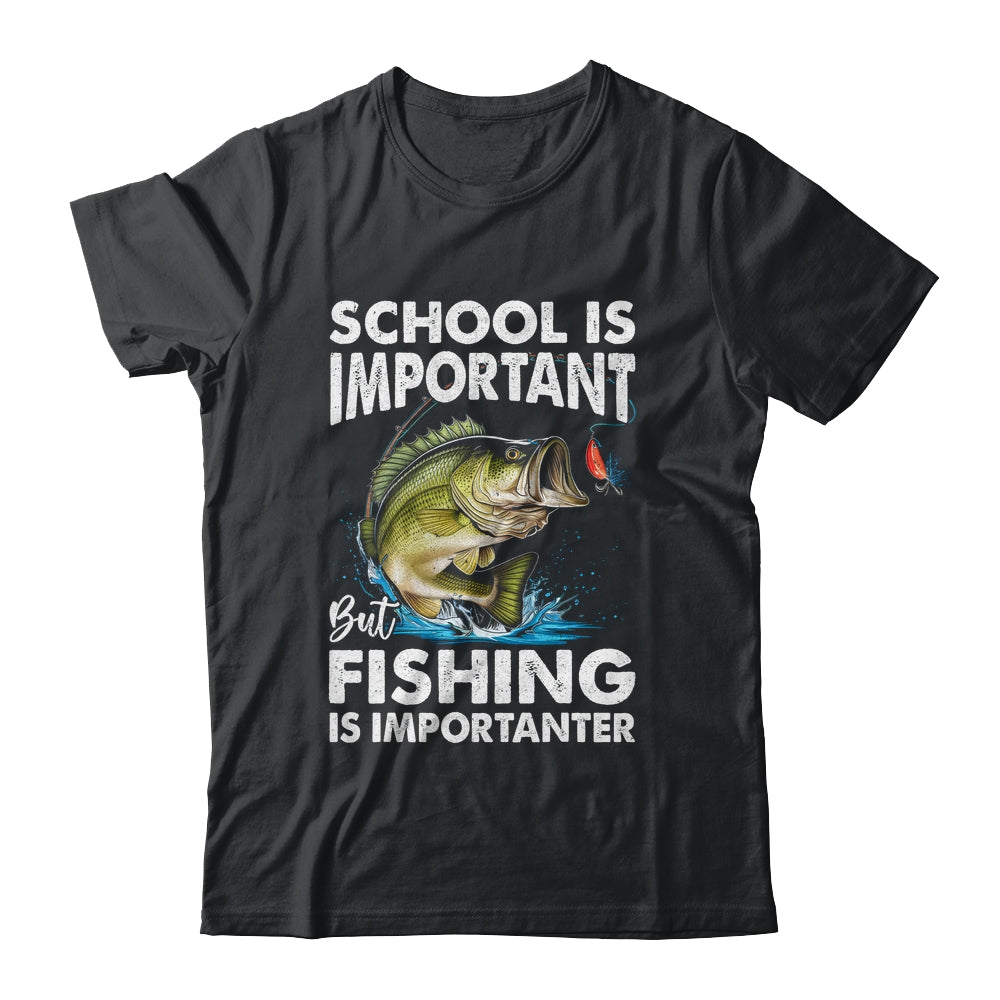 Funny Fishing For Boys Kids Youth Saying Bass Fish Fisherman Shirt & Hoodie | teecentury