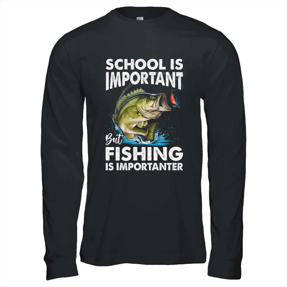 Funny Fishing For Boys Kids Youth Saying Bass Fish Fisherman Shirt & Hoodie | teecentury