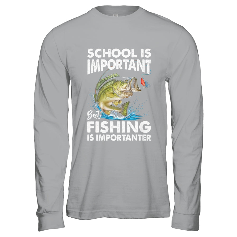 Funny Fishing For Boys Kids Youth Saying Bass Fish Fisherman Shirt & Hoodie | teecentury