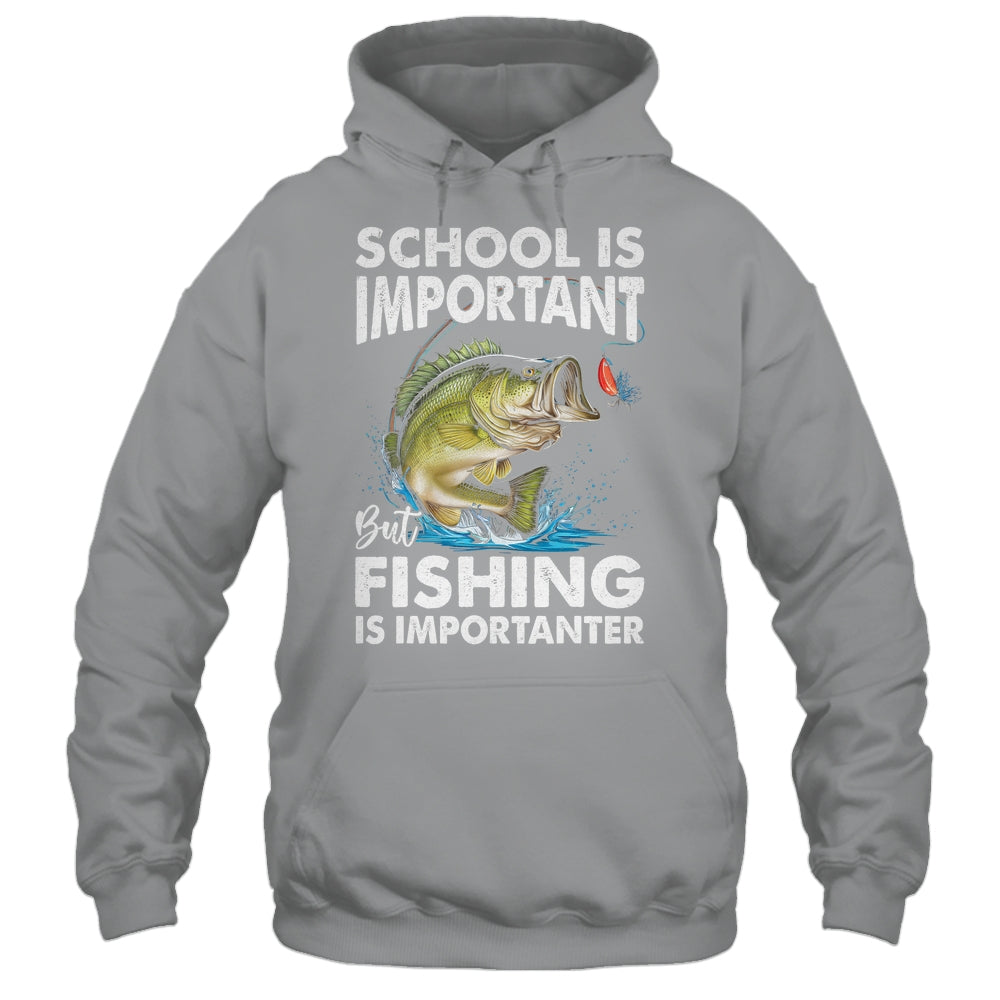 Funny Fishing For Boys Kids Youth Saying Bass Fish Fisherman Shirt & Hoodie | teecentury