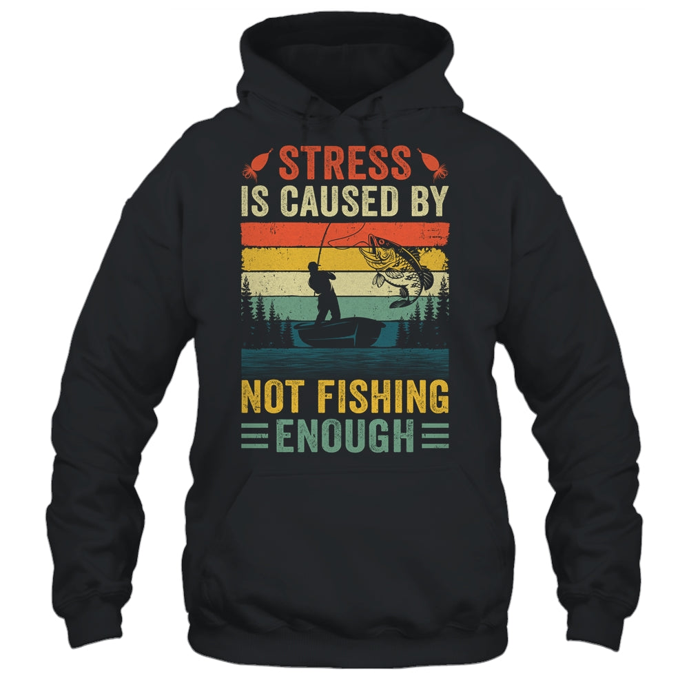Funny Fishing For Men Bass Fly Fishing Fisherman Retro Shirt & Hoodie | teecentury