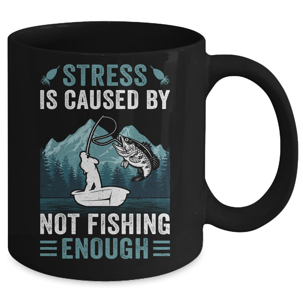 Funny Fishing For Men Women Bass Fly Fishing Fisherman Mug | teecentury