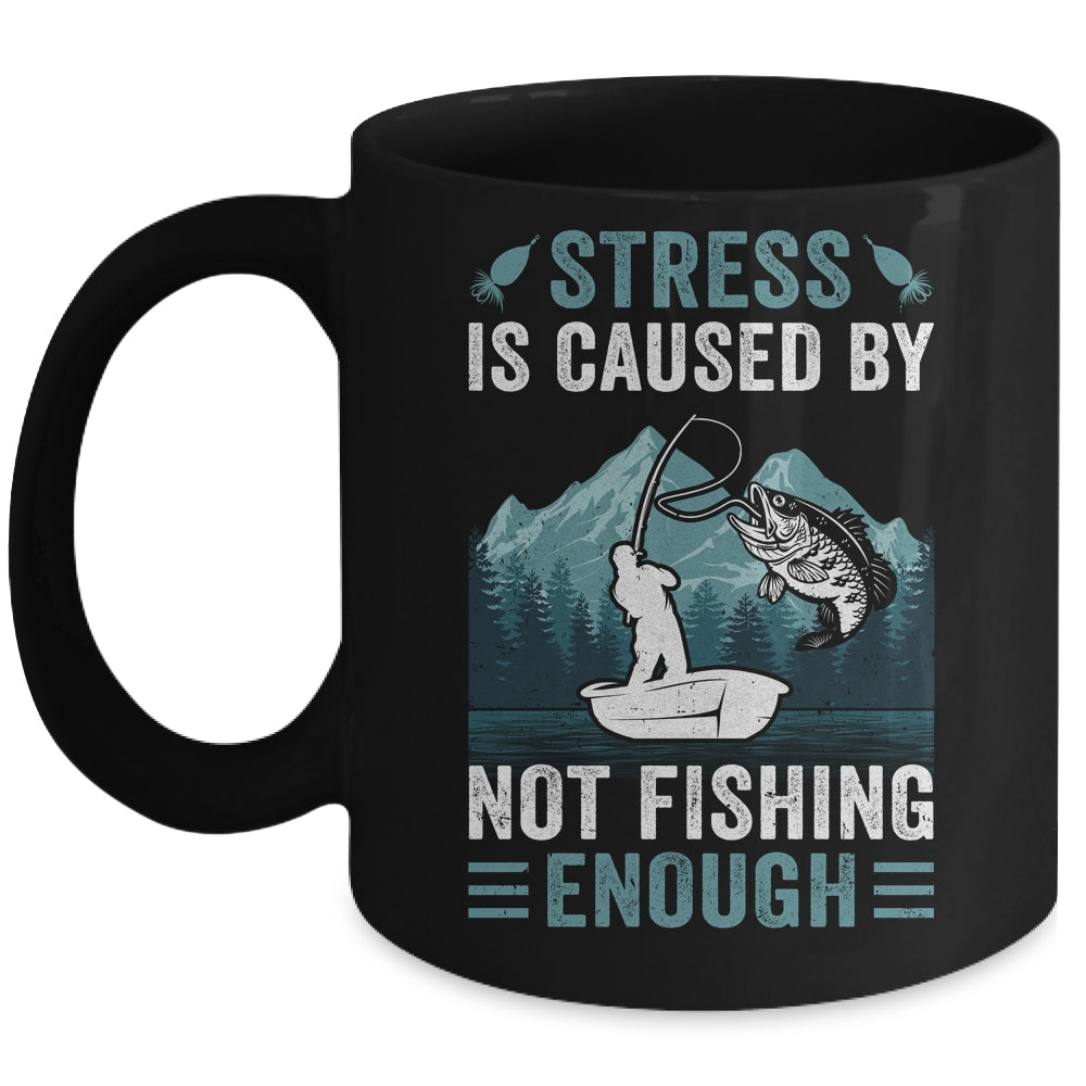 Funny Fishing For Men Women Bass Fly Fishing Fisherman Mug | teecentury