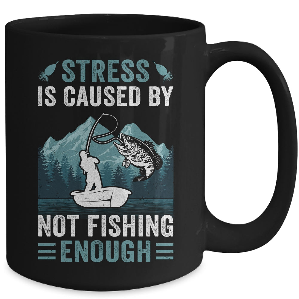 Funny Fishing For Men Women Bass Fly Fishing Fisherman Mug | teecentury