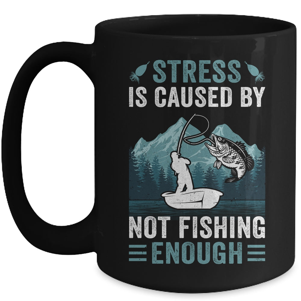 Funny Fishing For Men Women Bass Fly Fishing Fisherman Mug | teecentury