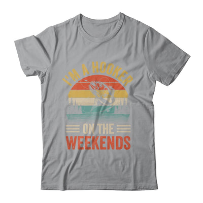 Funny Fishing Vintage I'm A Hooker On The Weekends Bass Fish Shirt & Hoodie | teecentury